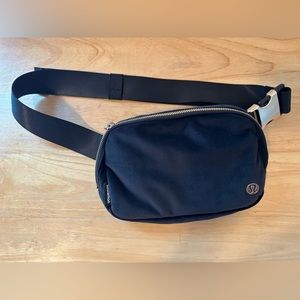 Lululemon Everywhere Belt Bag in Velour with Gold Hardware
